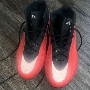 Red and Black Athletic Sneakers